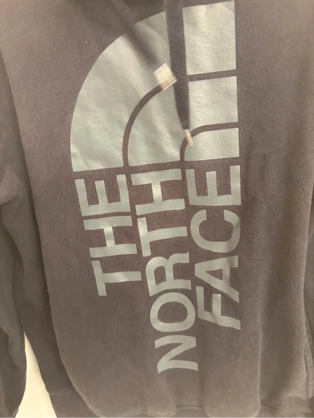 The North Face Men’s Black Pullover Hoodie with Large Logo medium